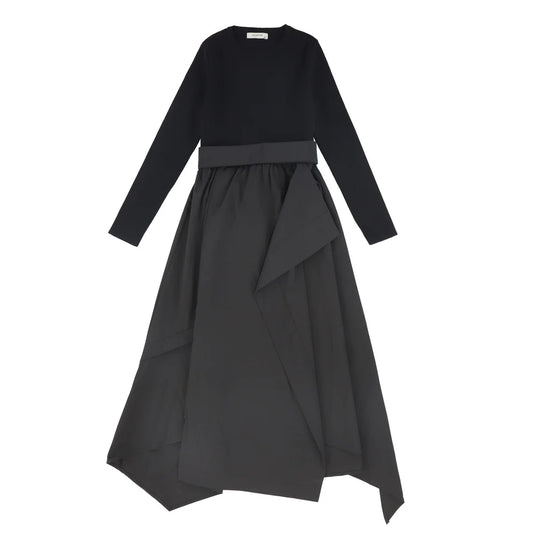 Taffeta Wrap Dress