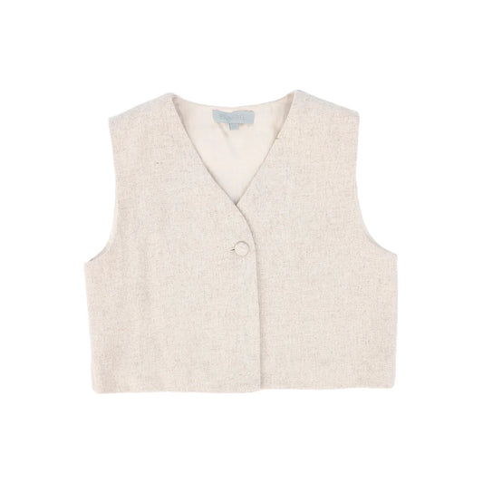 Wool One Button Vest