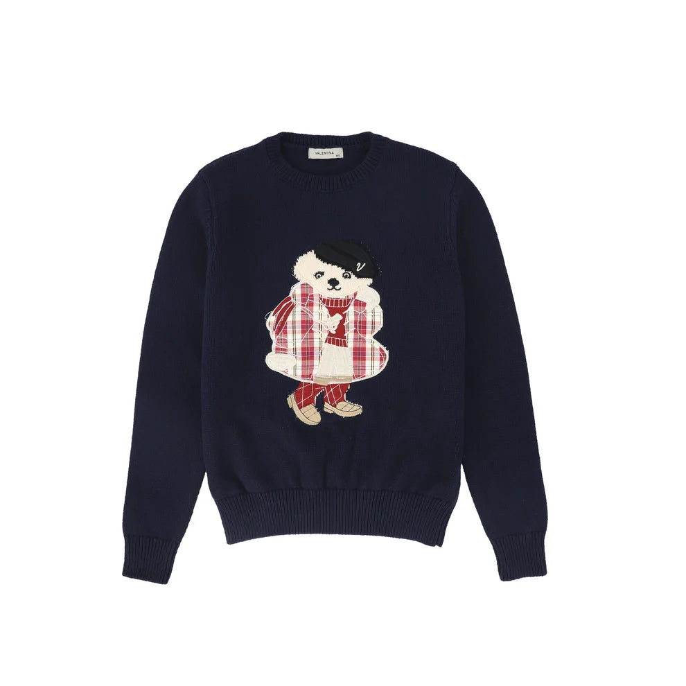 Knit Graphic Detail Sweater