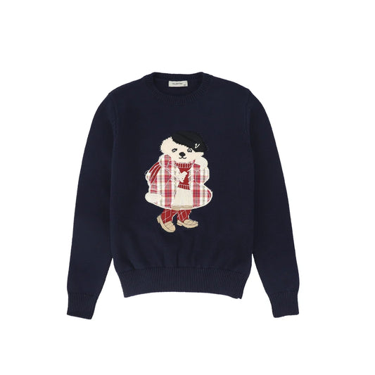 Knit Graphic Detail Sweater