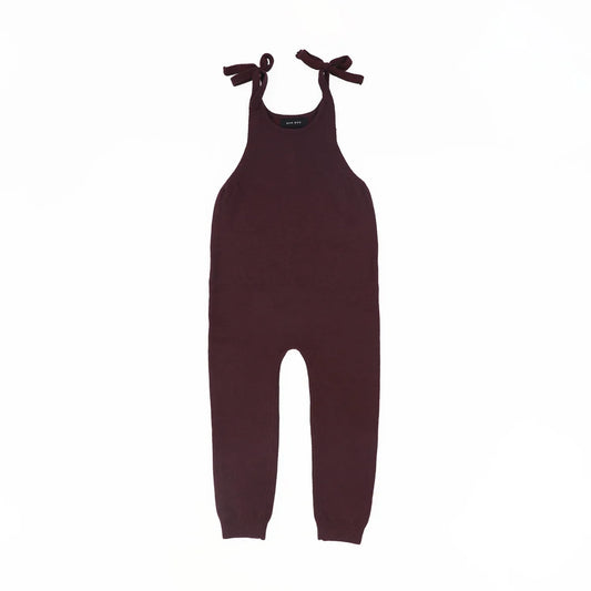Shoulder Bow Knit Romper