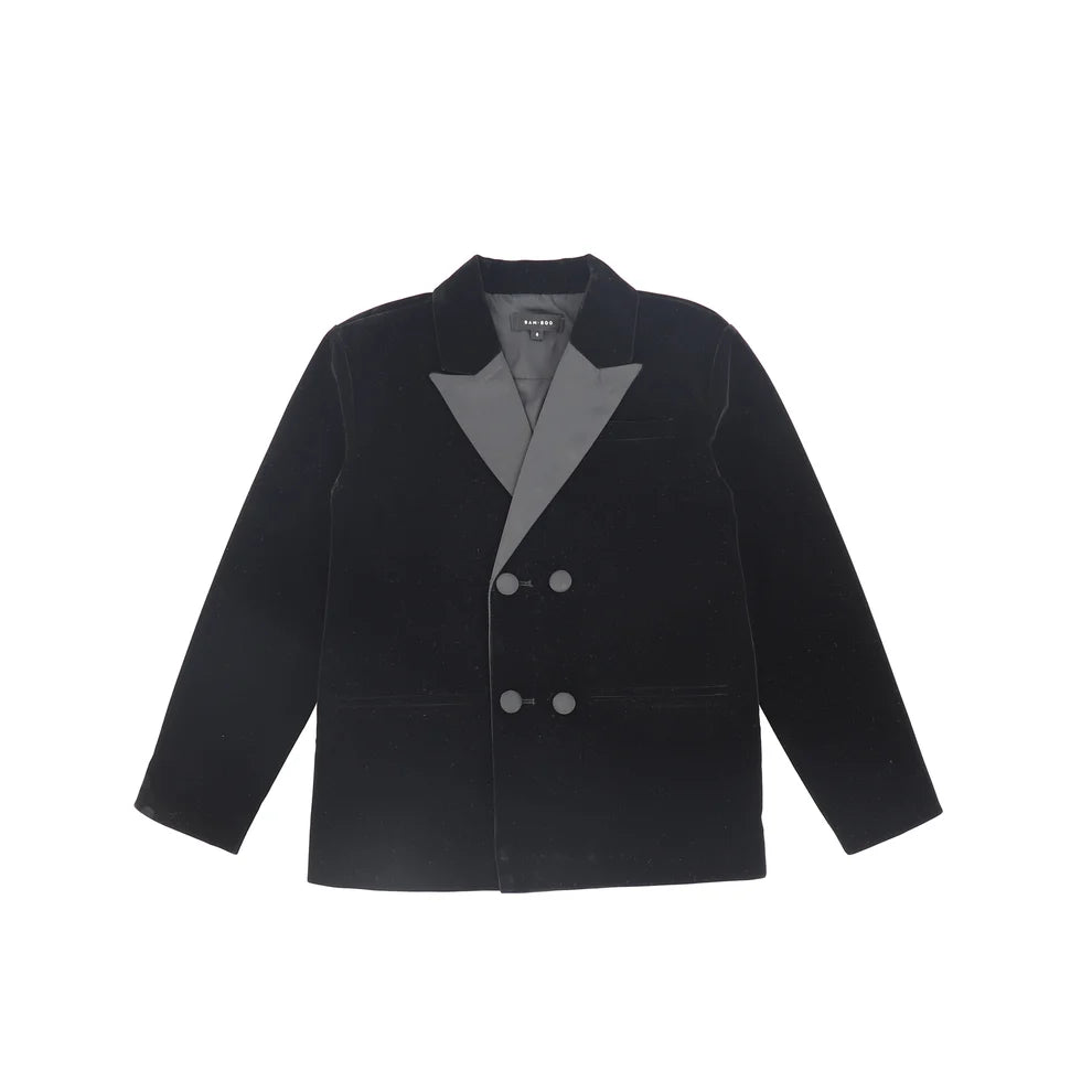 Velvet Taffeta Blazer