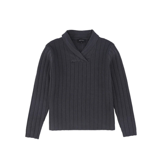 Wide Ribbed Knit Sweater