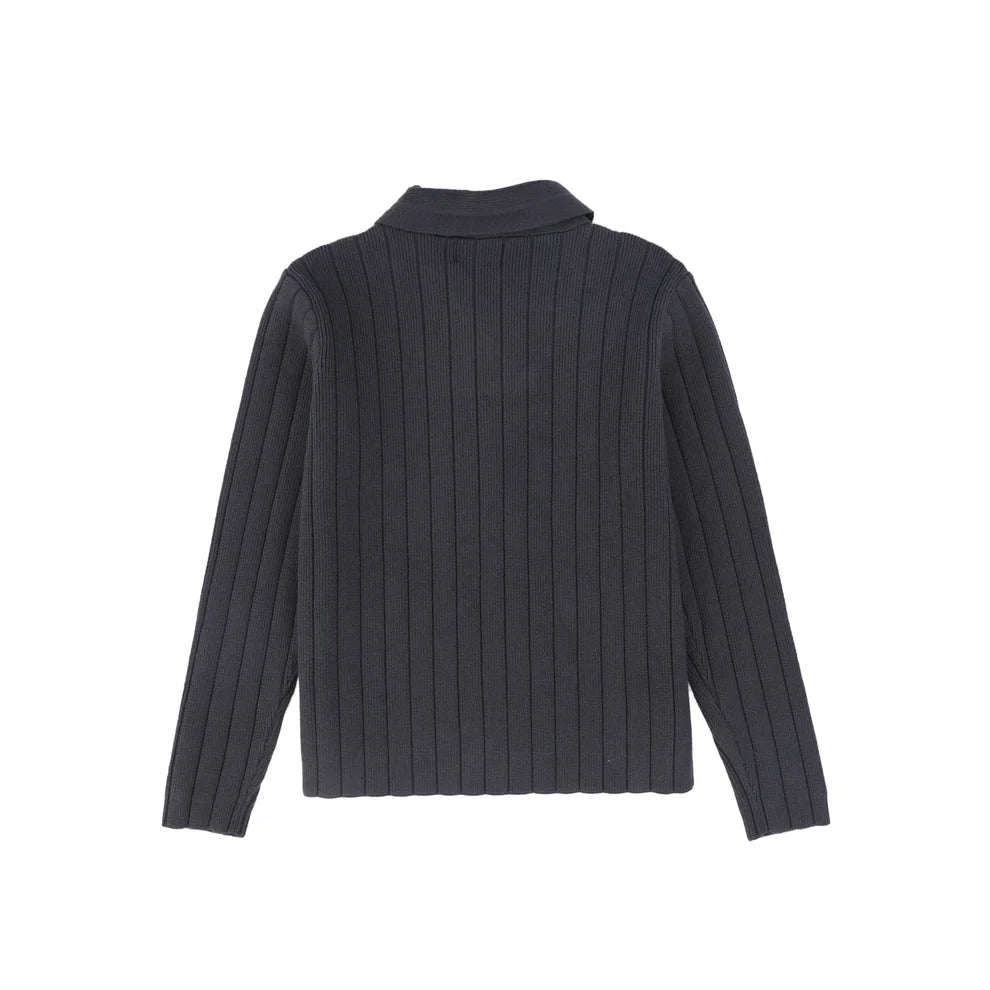 Wide Ribbed Knit Sweater