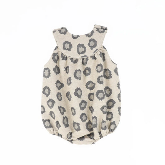 Leopard Piped Romper