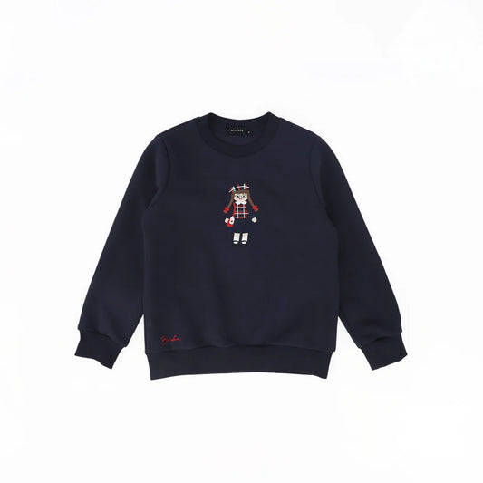 Doll Embroidered Sweatshirt