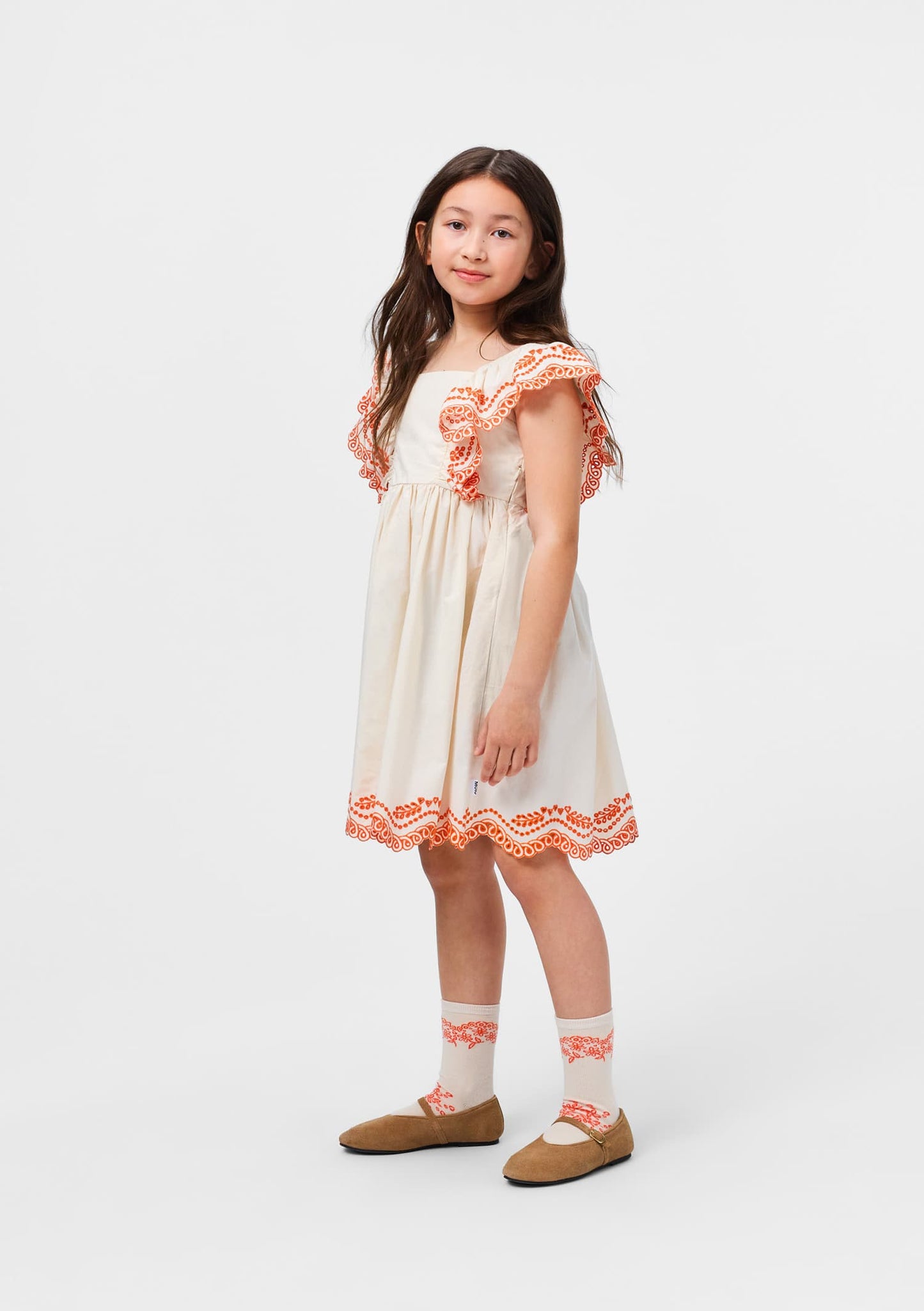 Clementine Pearled Ivory Dress