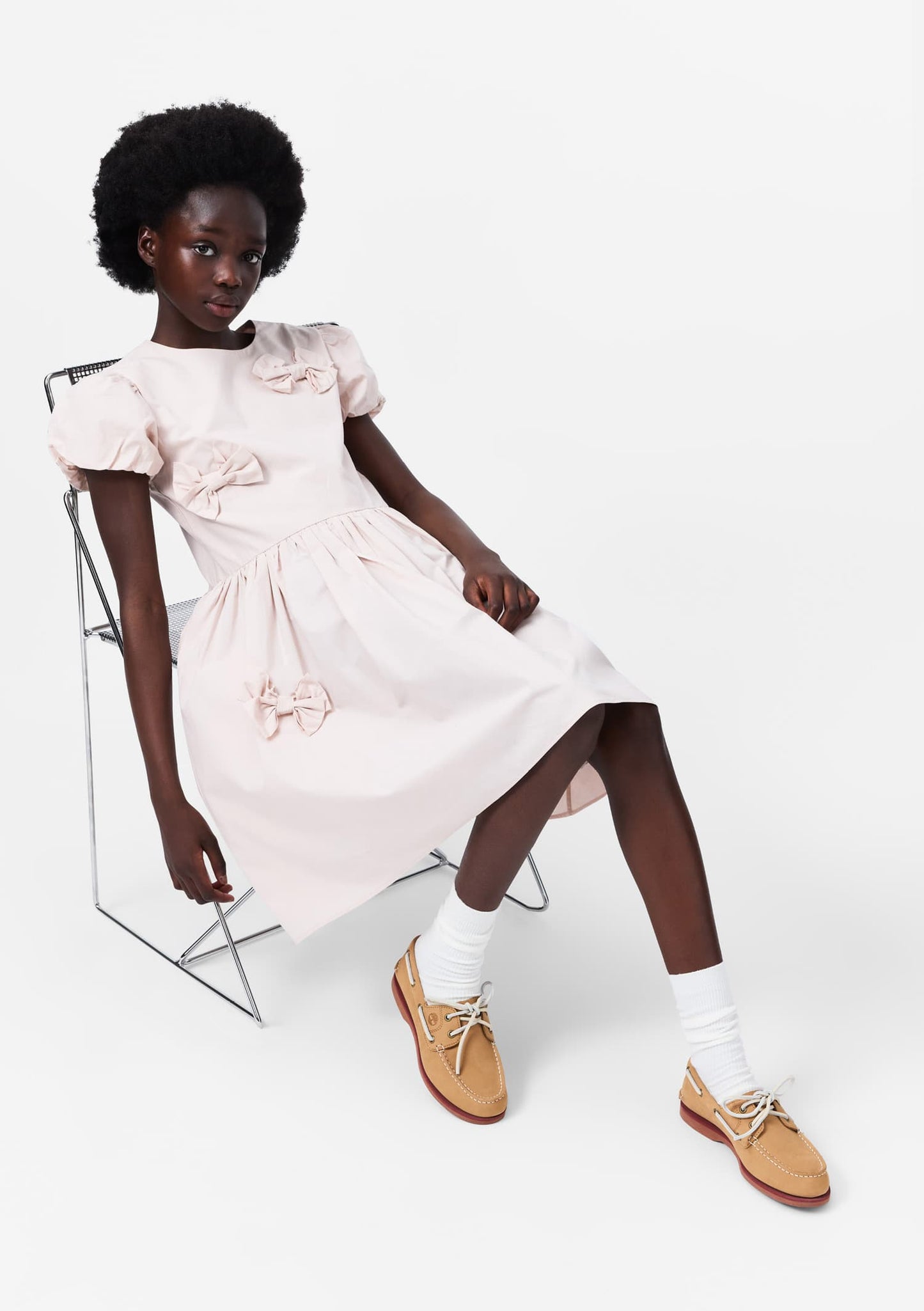 Cyan Soft Powder Woven Dress