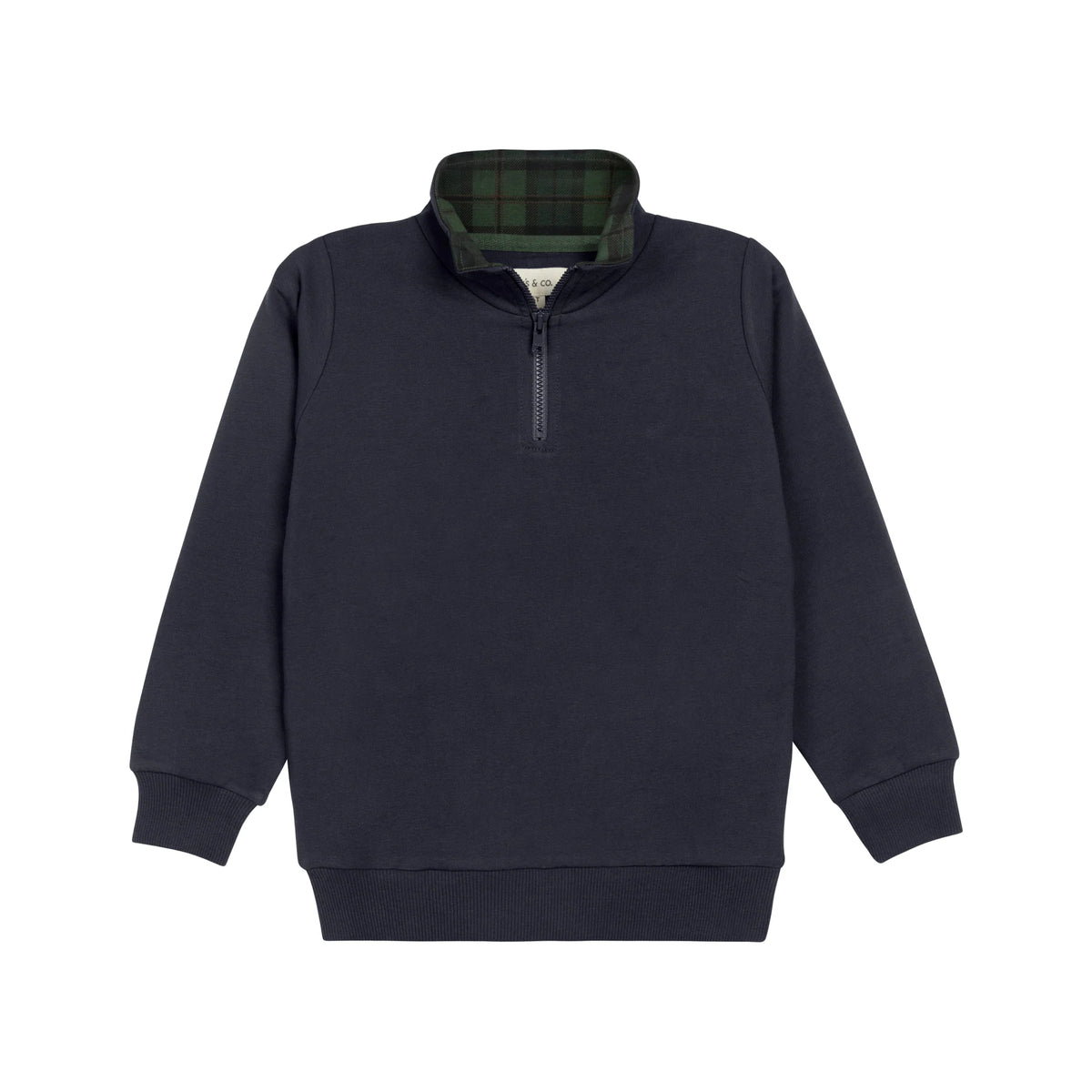 Boys Polo – Navy – French Terry Scottish