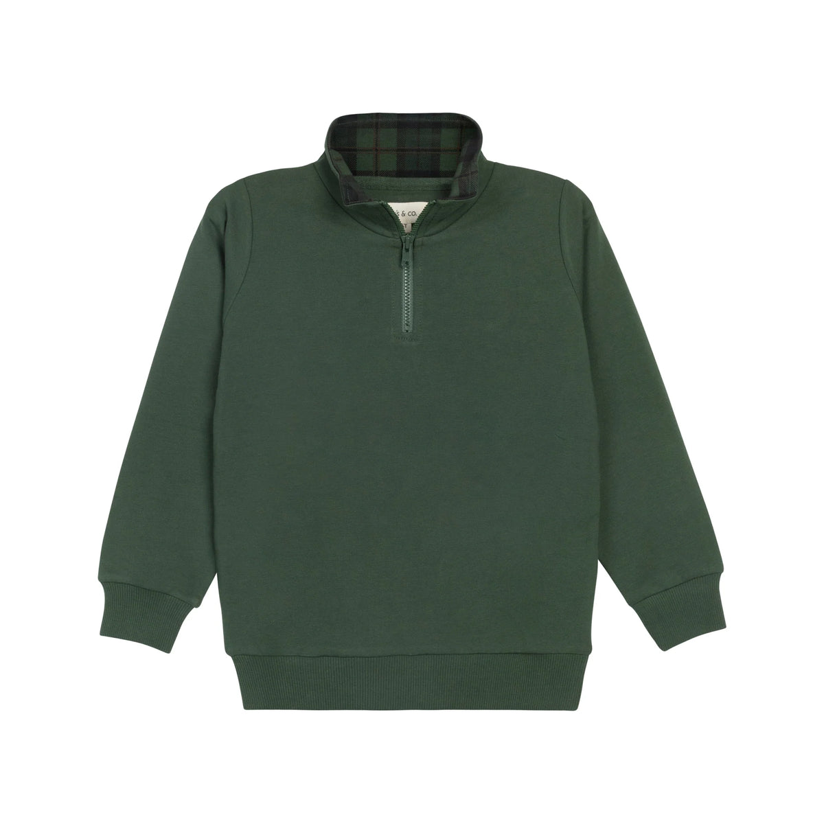 Boys Polo – Green – French Terry Scottish