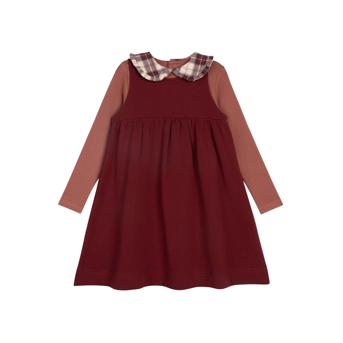 Girls Jumper – Pink – French Terry Scottish
