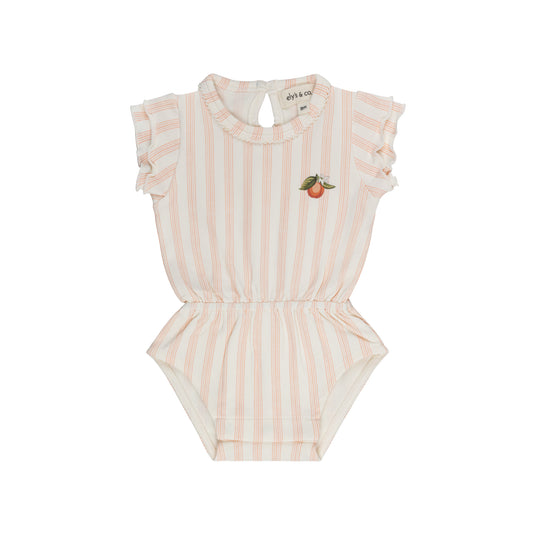 Fruit Collection - Peach Romper