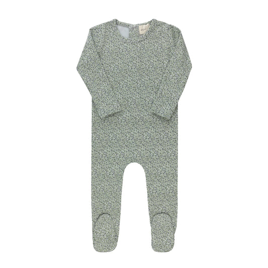 Baby Boy Footie – Blue – Berry