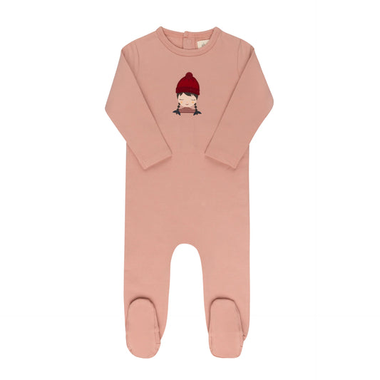 Autumn Kids Collection -Pink - Footie