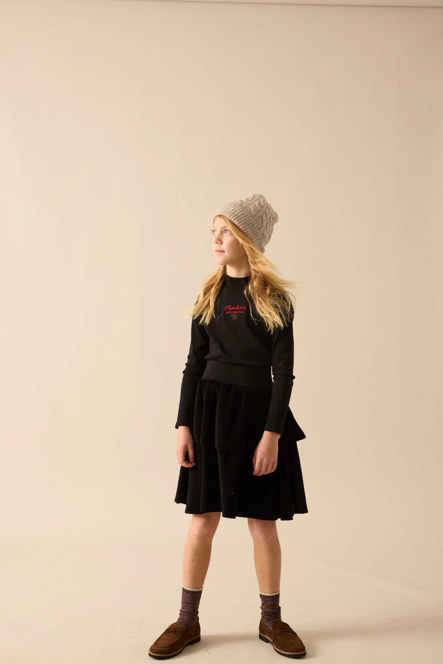 Black Velour Skirt