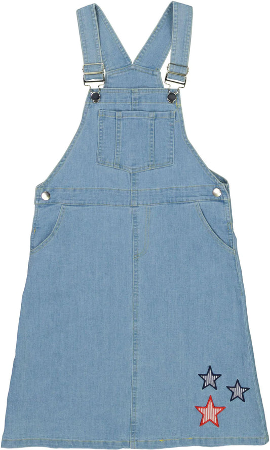 Pinstripe Stars Denim Jumper