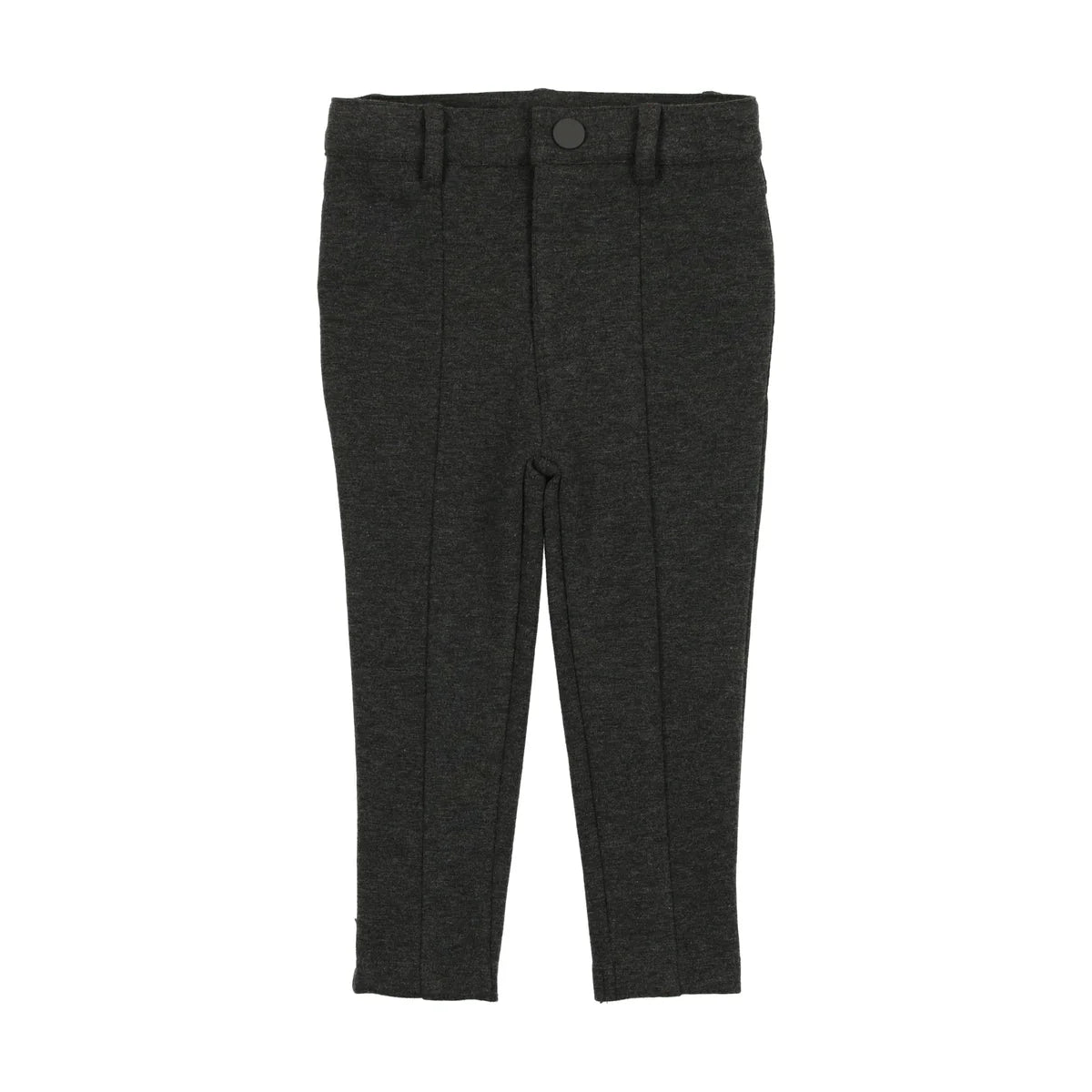 Knit Pants With Seam - Heather Grey