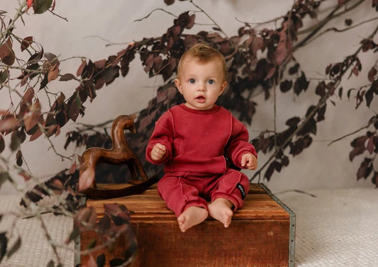 WASHED SWEATSHIRT SET