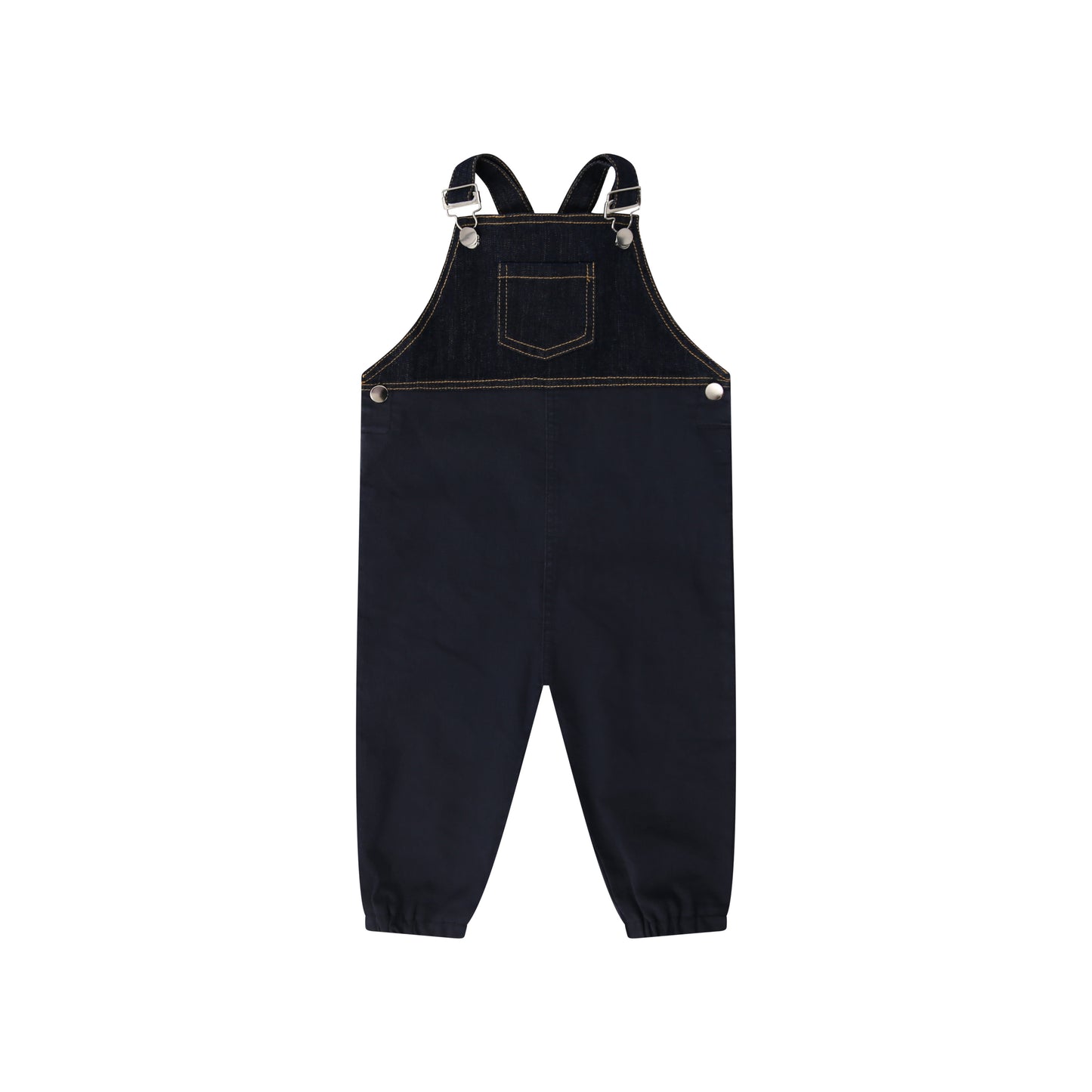Two Tone Denim Overalls
