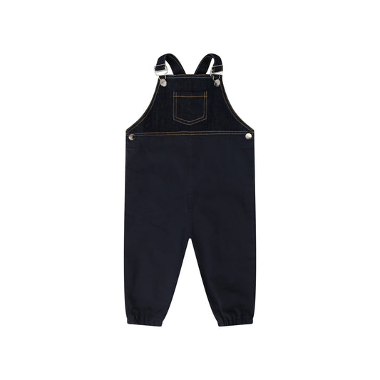 Two Tone Denim Overalls