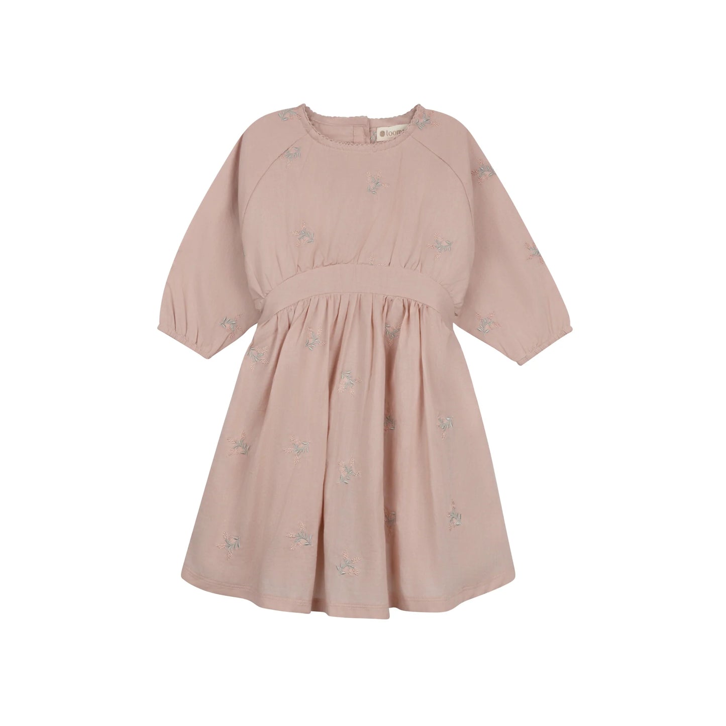 Floral Embroidered Collection Long Sleeve Dress