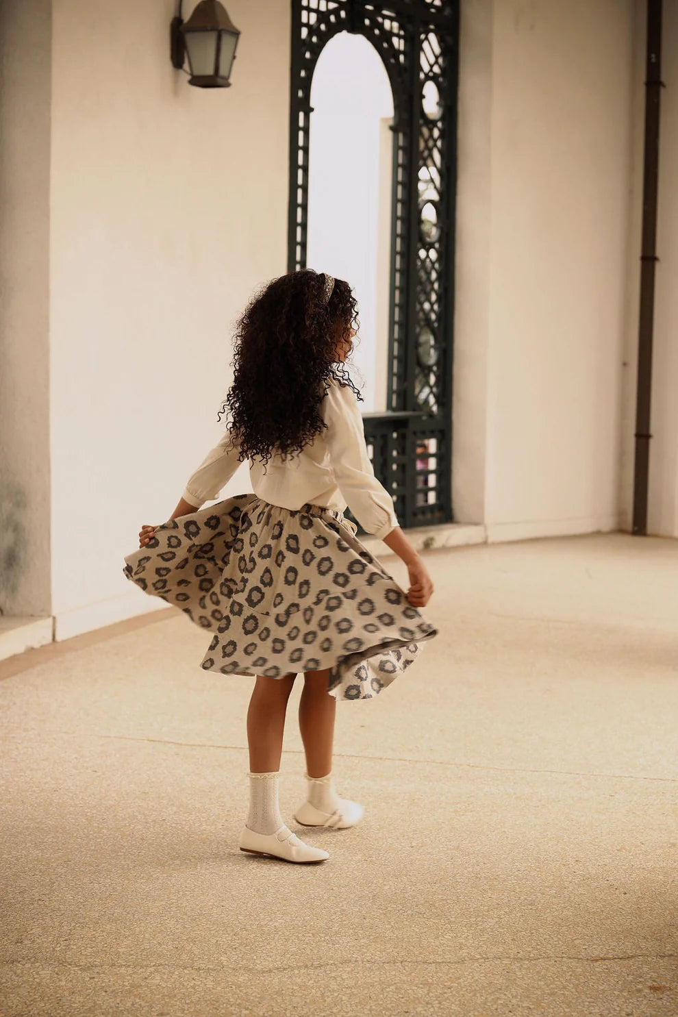 Leopard Flare Skirt