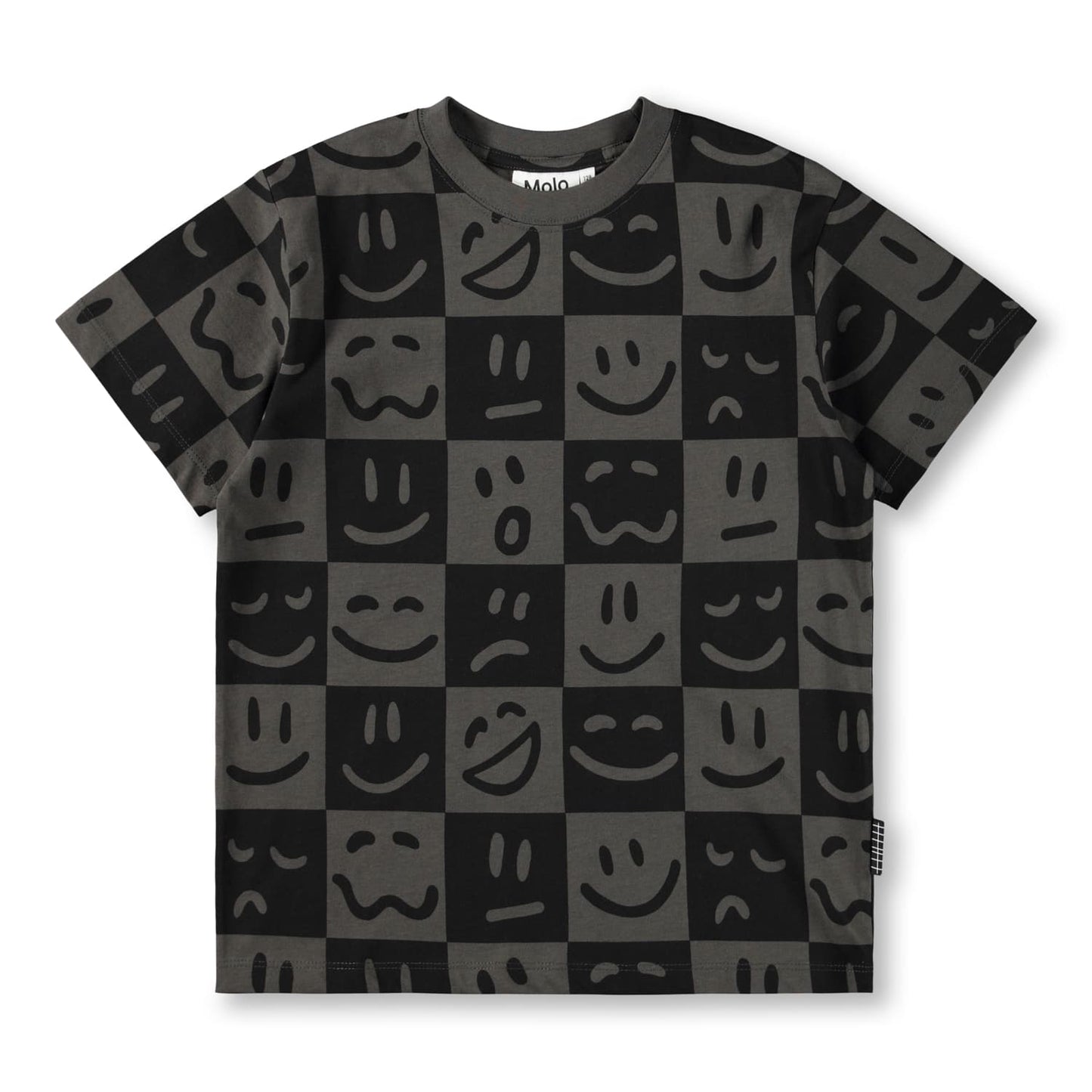 Riley Vibe Checks Black T-Shirt