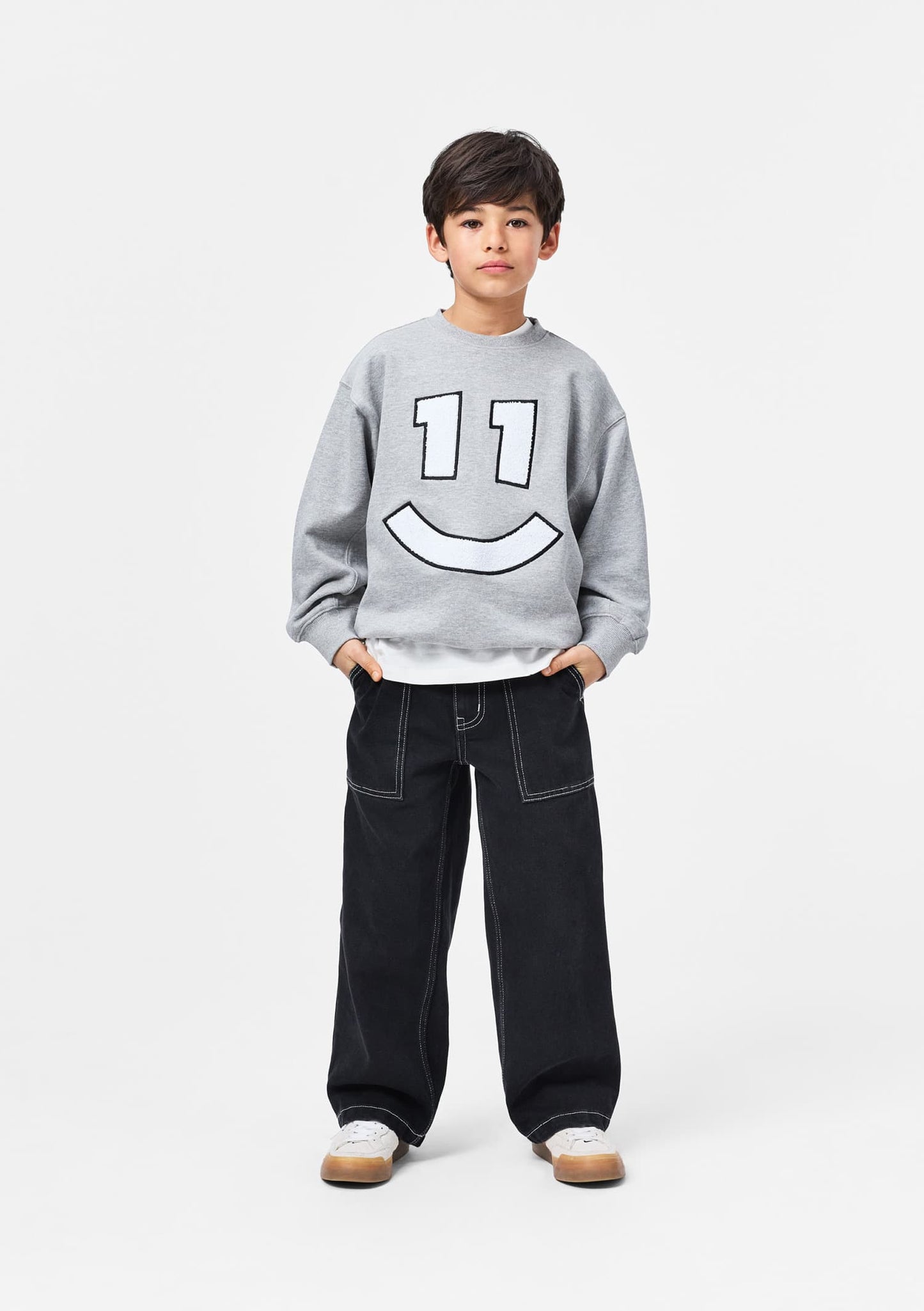 Magni Grey Melange Sweatshirt
