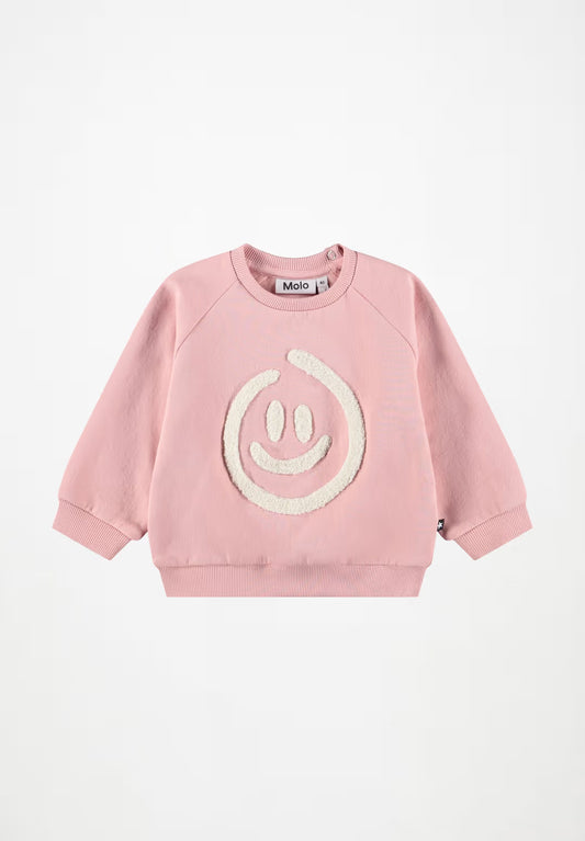 Disc Sweatshirt- Mellow Rose