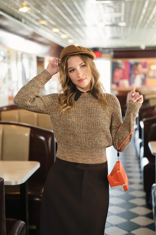 Cleo Multi Sweater With Removable Collar