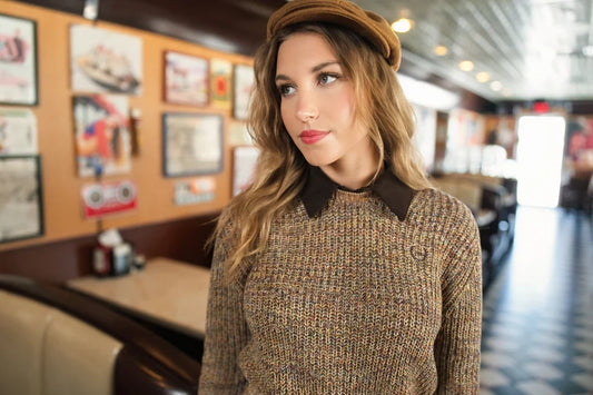 Cleo Multi Sweater With Removable Collar