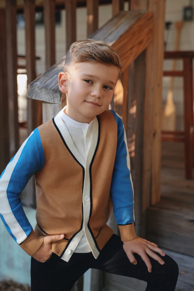 Joel Colorblock Cardigan