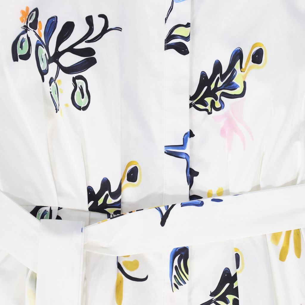 Poplin Printed Dress