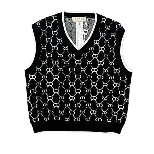 Knitted Sweater Black/Off White Micro Logo