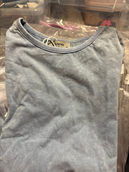 Denim Long Sleeve Tee