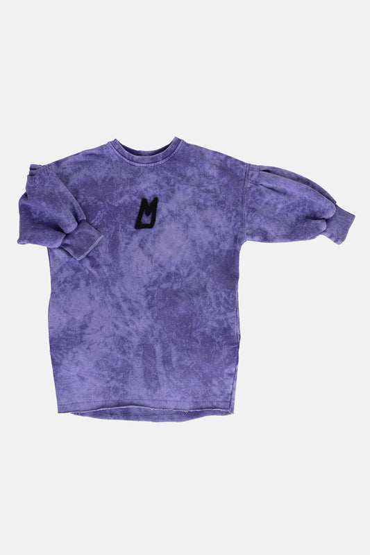 Acid Purple Balloon Dress