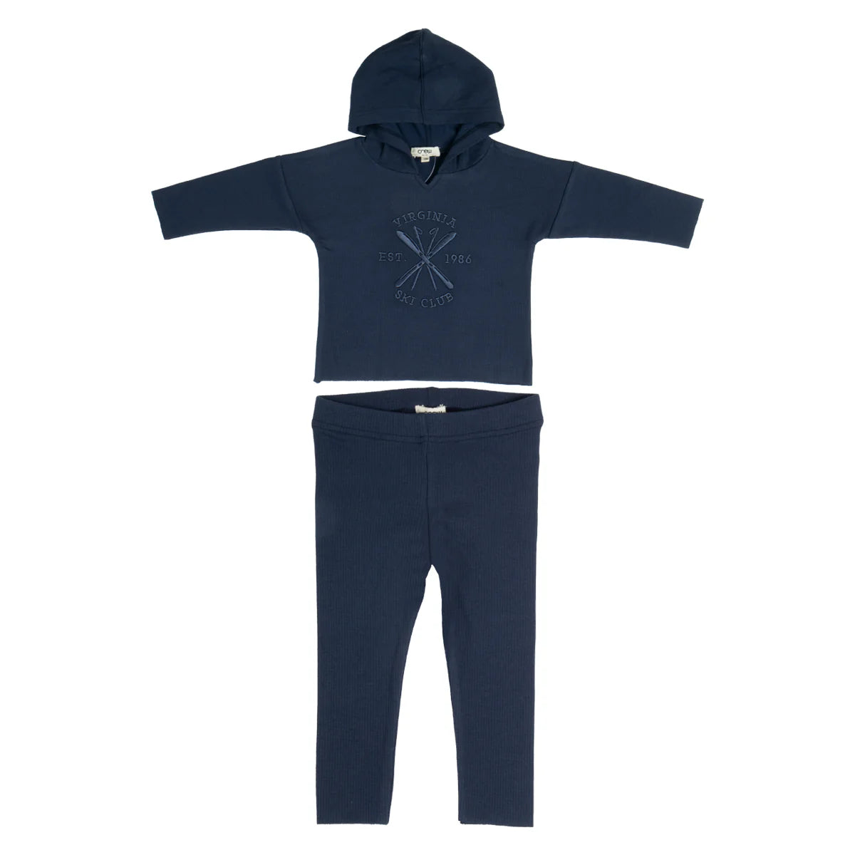 Navy Ski Logo Set