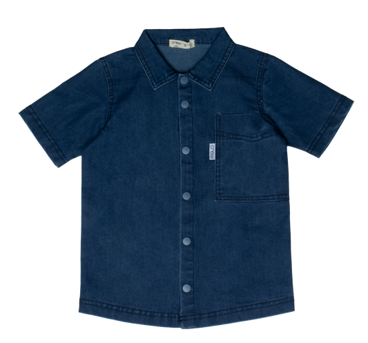 Blue Edge Stitch Shirt