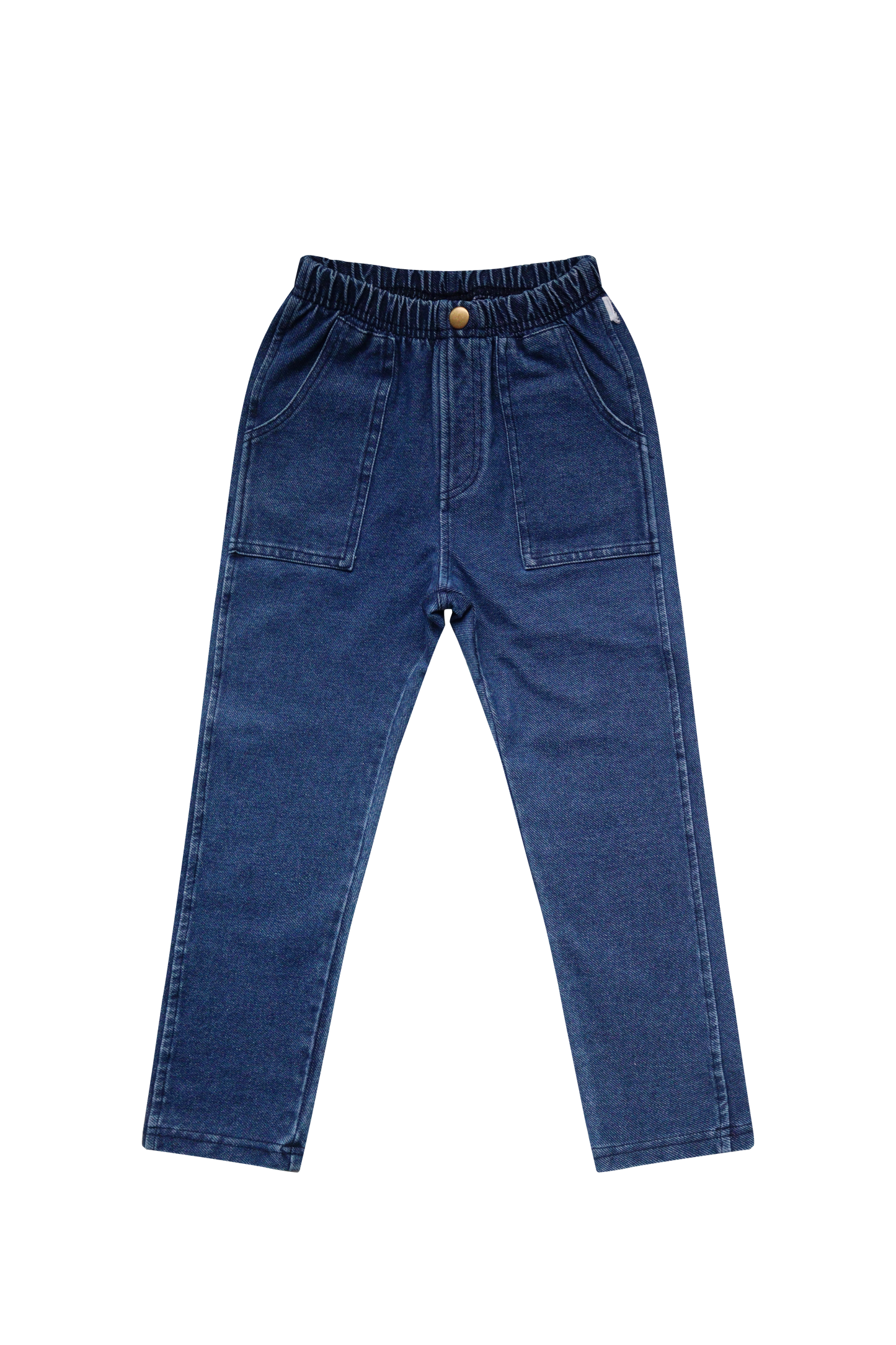 Dark Blue Stonewash Stretch Jeans