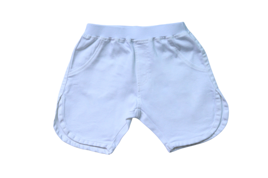 White Denim Shorts