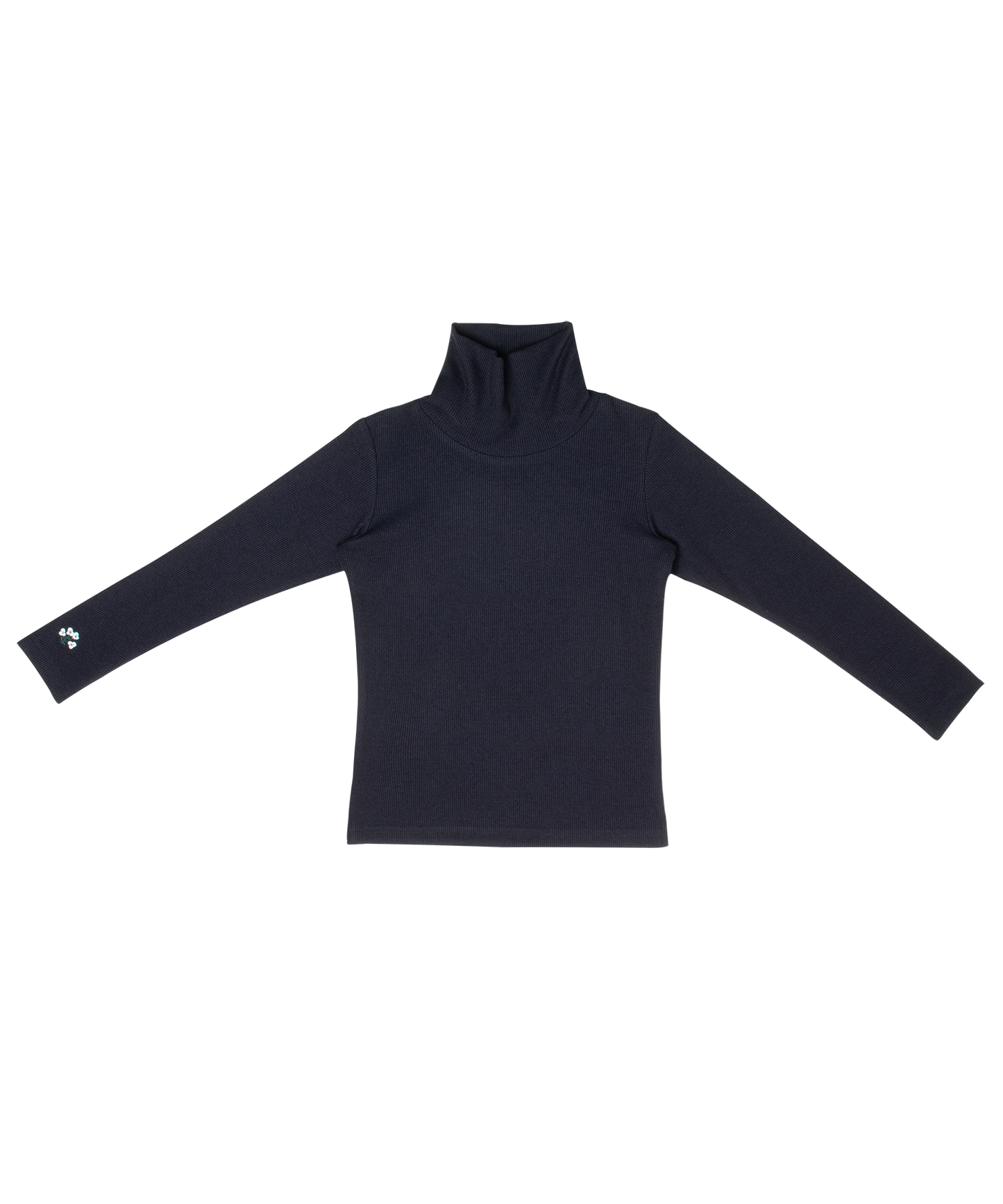 Navy Louise Rib Turtleneck