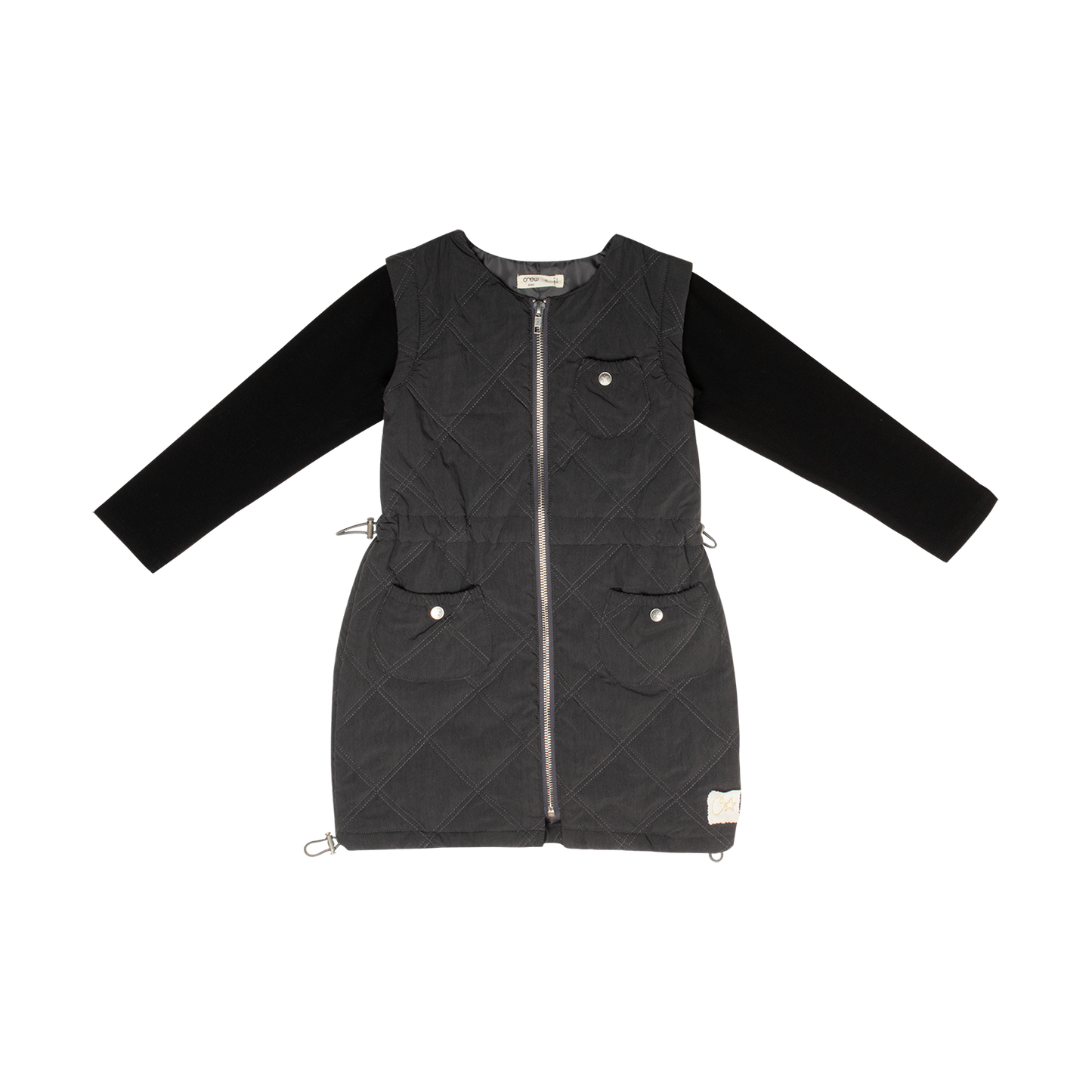 Black Lyla Quilted Dress