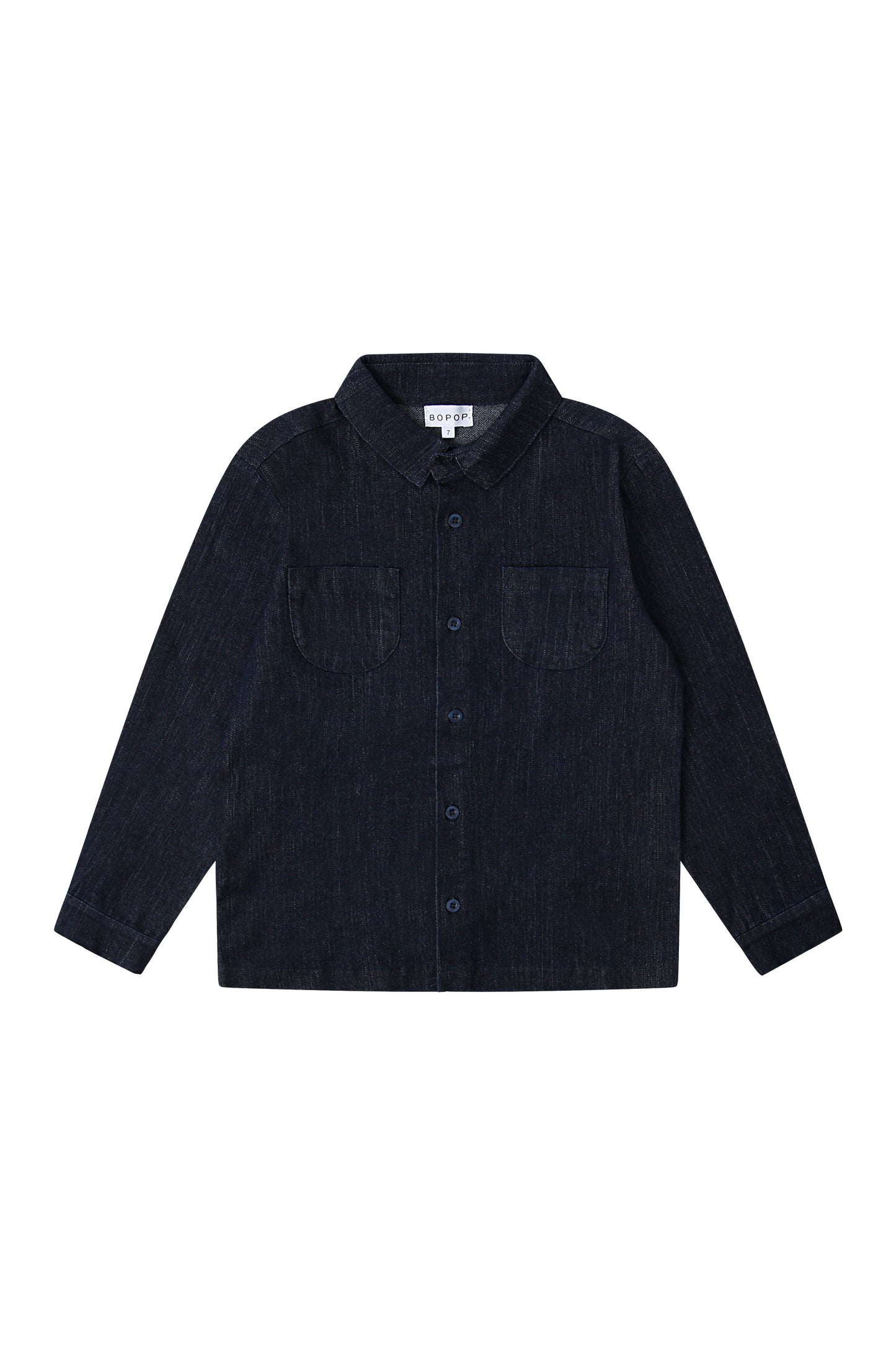 Denim Button Down Blouse