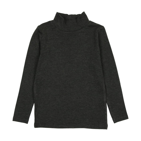 Bamboo Mock Neck - Grey