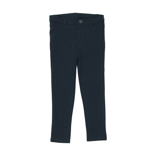 Navy Boys Knit Stretch Pants