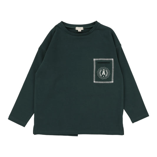 Boys Pocket Tee Green