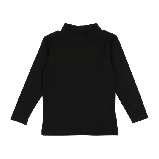 Bamboo Mockneck Black