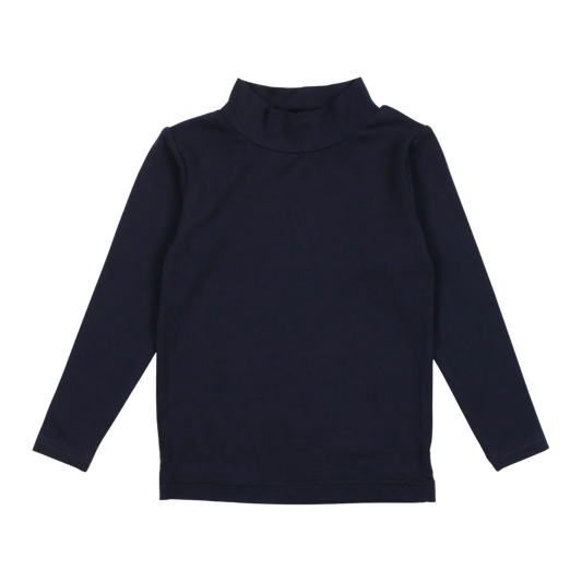 Bamboo Mockneck Navy