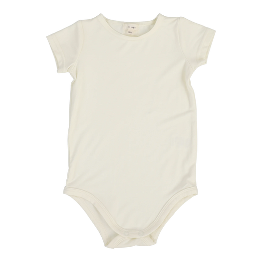 Bamboo SS Onesie- Cream