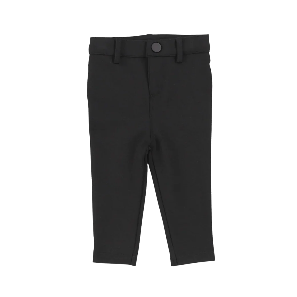 Knit Pants Without Seam Black